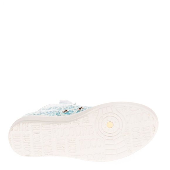 RUCOLINE Italy NEW LEATHER SNEAKERS EU 39 US ~9 MONOGRAM LOGO RARE $390 SUBLIME - Picture 6 of 6